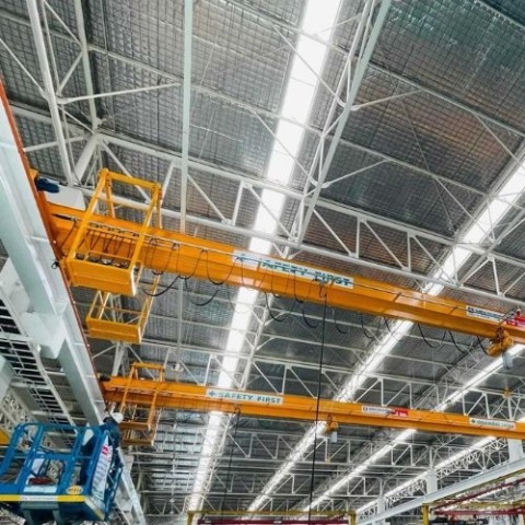 Single girder overhead crane
